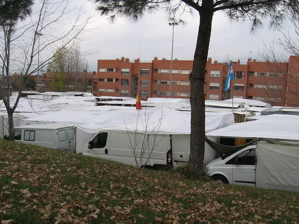 Puestos del mercadillo de Majadahonda